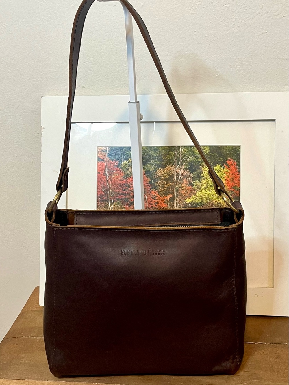 Portland Leather Goods Triangle Retired Color Lawrence Shoulder Bag